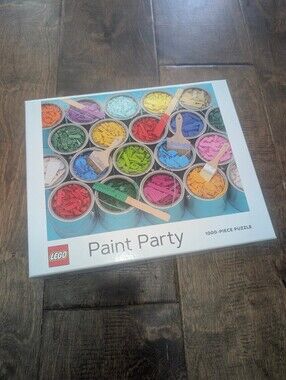 Lego Paint Party 1000 Piece Puzzle